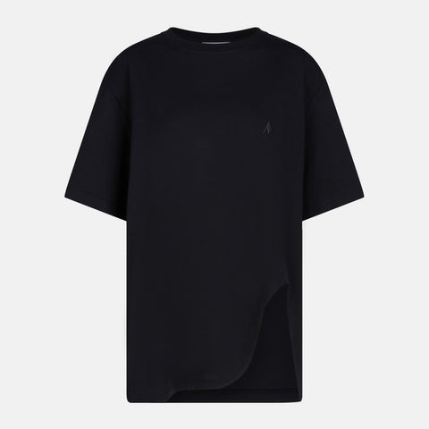 The Attico The Attico Black cotton T-shirt