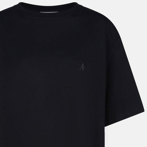 The Attico The Attico Black cotton T-shirt