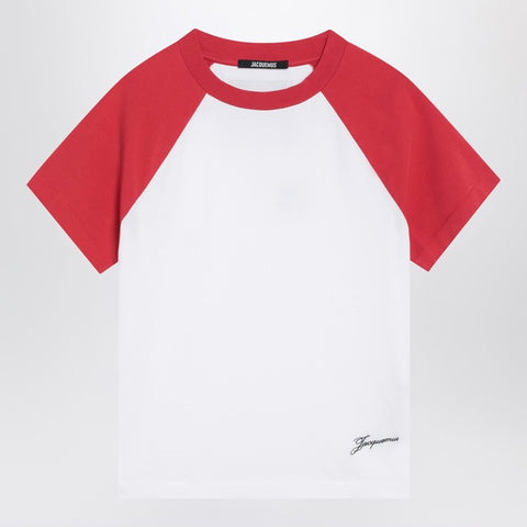 Jacquemus JACQUEMUS Baseball white/red T-shirt