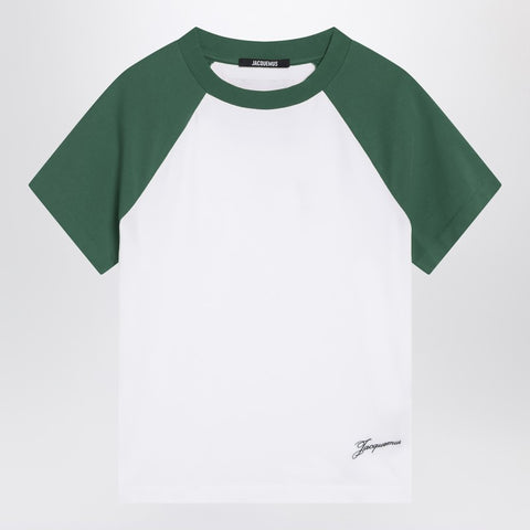 Jacquemus JACQUEMUS Baseball white/green T-shirt