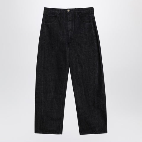 Jacquemus JACQUEMUS Navy blue loose fitting jeans