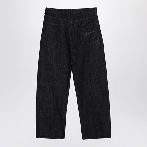 Jacquemus JACQUEMUS Navy blue loose fitting jeans
