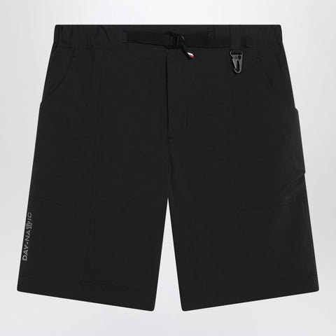 Moncler Grenoble Moncler Grenoble Black Bermuda shorts with logo