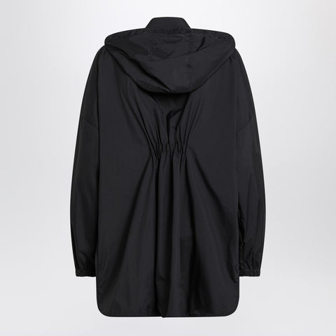 Moncler Moncler Black zip parka in nylon