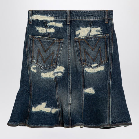 Marc Jacobs Marc Jacobs Washed denim skirt with worn details