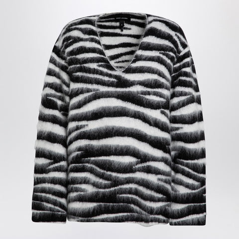 Marc Jacobs Marc Jacobs Zebra-patterned jumper in wool blend
