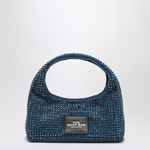 Marc Jacobs Marc Jacobs Borsa The Mini Sack in denim with rhinestones