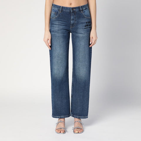 Marc Jacobs Marc Jacobs Blue washed-effect jeans