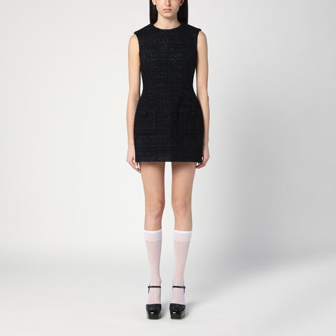 Marc Jacobs Marc Jacobs Textured black tweed mini dress