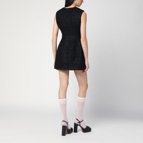 Marc Jacobs Marc Jacobs Textured black tweed mini dress