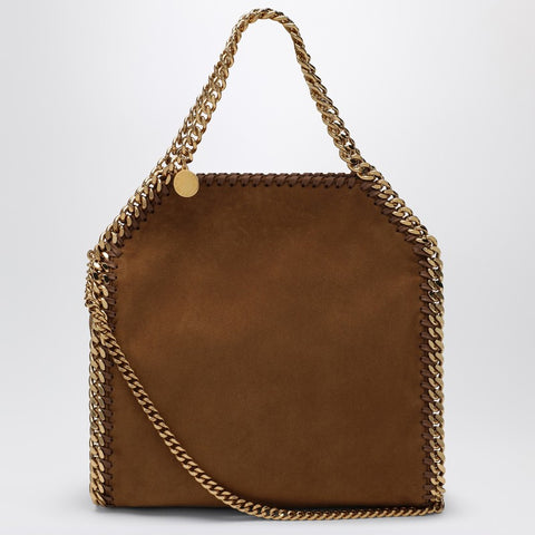 Stella McCartney Stella McCartney Mini Falabella Tote Bag in brandy colour