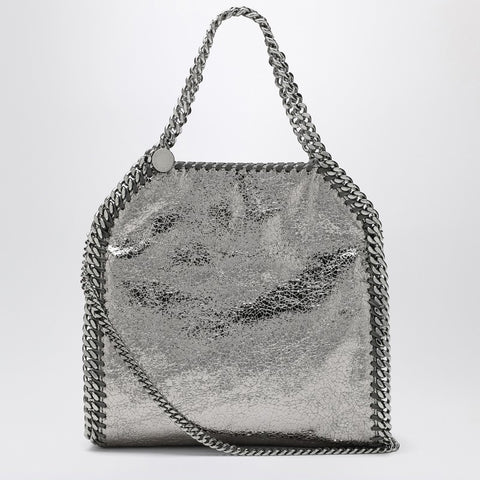 Stella McCartney Stella McCartney Falabella mini metallic Steel Grey bag