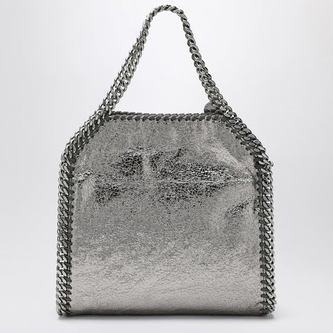 Stella McCartney Stella McCartney Falabella mini metallic Steel Grey bag
