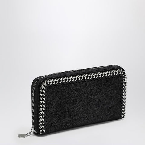 Stella McCartney Stella McCartney Black zip around Falabella wallet