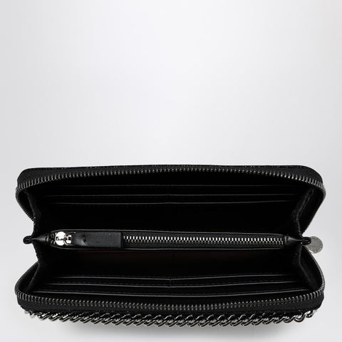 Stella McCartney Stella McCartney Black zip around Falabella wallet