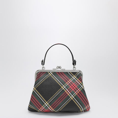 Vivienne Westwood Vivienne Westwood Black Granny bag with tartan pattern