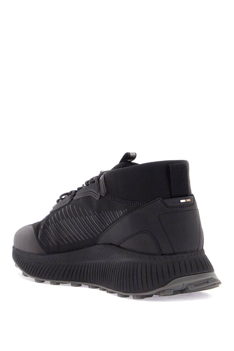 Boss Boss black gore-tex waterproof sneakers with non-slip sole