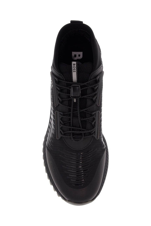 Boss Boss black gore-tex waterproof sneakers with non-slip sole