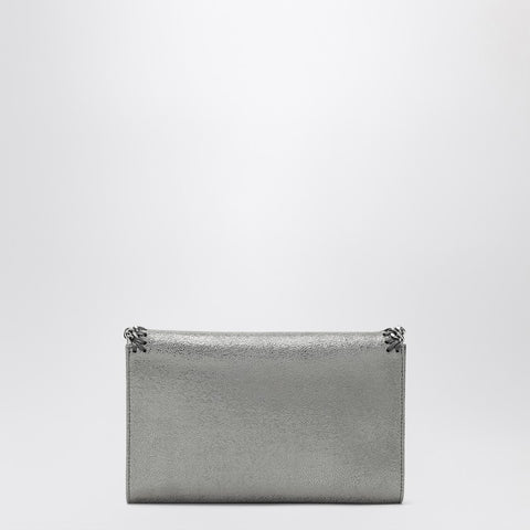 Stella McCartney Stella McCartney Gray Falabella Wallet with shoulder strap