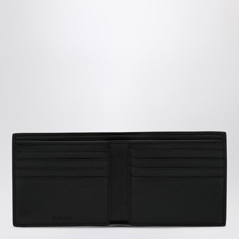 Balenciaga Balenciaga Black horizontal wallet with logo