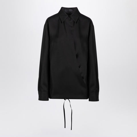 Valentino Valentino Black shirt with drawstring