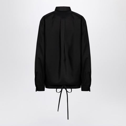 Valentino Valentino Black shirt with drawstring