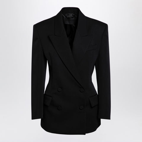 Valentino Valentino Black wool double-breasted jacket