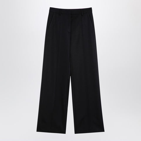 Valentino Valentino Black wool wide trousers