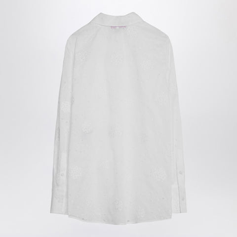 Valentino Valentino Ivory Organdis Daisy Shirt