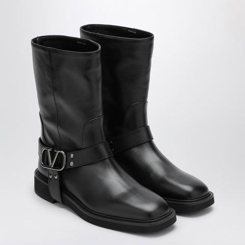 Valentino Garavani Valentino Garavani VLogo Signature black boot