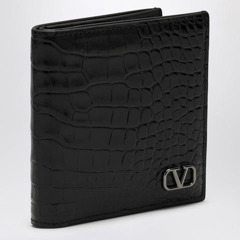 Valentino Garavani Valentino Garavani Signature VLogo Wallet Black