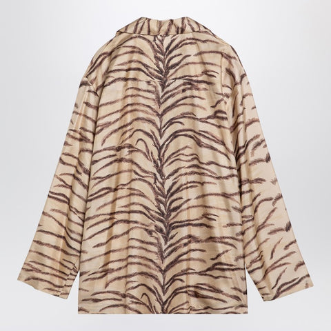 Stella McCartney Stella McCartney Silk shirt with tiger print