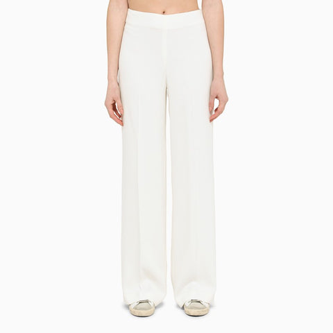 Stella McCartney Stella McCartney Wide cream trousers