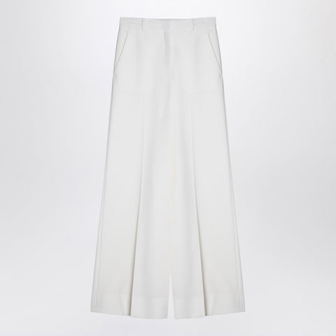 Stella McCartney Stella McCartney Cream-coloured wool flared trousers