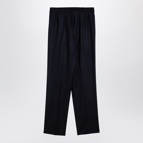Stella McCartney Stella McCartney Navy wool pleated trousers
