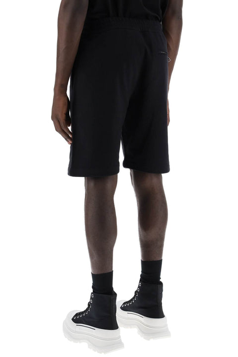 Alexander Mcqueen Alexander Mcqueen jersey graffiti sweatshorts