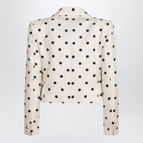 Valentino Valentino Ivory jacket with Plusdepois print