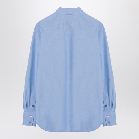 Valentino Valentino Light blue shirt with jewelled buttons