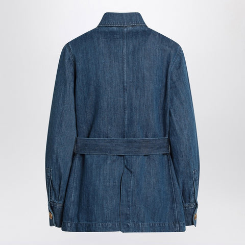 Valentino Valentino Blue denim overshirt