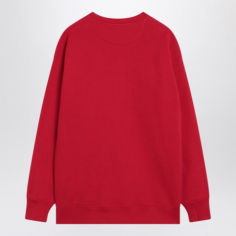 Valentino Red sweatshirt with Chez Valentino print