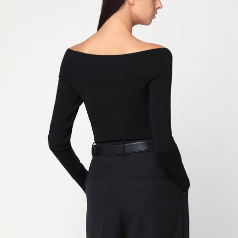 Stella McCartney Stella McCartney Black viscose-blend top