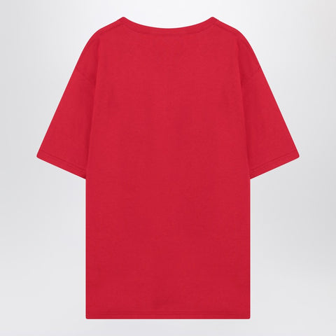 Valentino Red T-shirt with Chez Valentino print