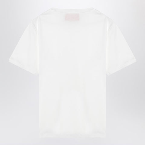 Valentino Valentino White T-shirt with Signature VLogo