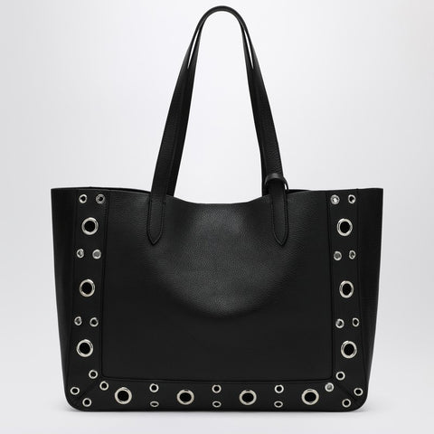 Valentino Garavani Valentino Garavani Black media shopping bag