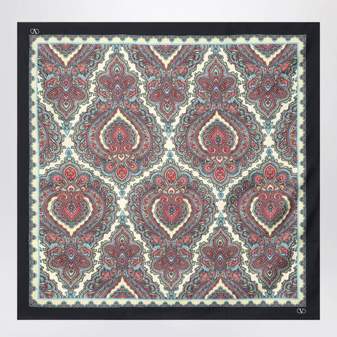 Valentino Garavani Valentino Garavani Silk scarf with Paisley print