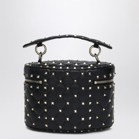 Valentino Garavani Valentino Garavani Small black Rockstud bucket bag