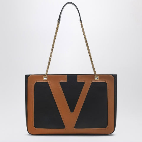 Valentino Garavani Valentino Garavani Viva Superstar black/brown medium bag