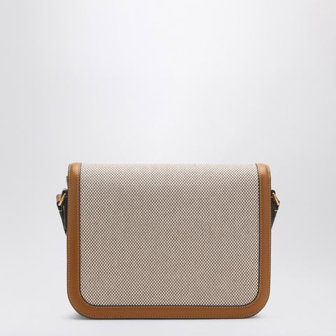 Valentino Garavani Valentino Garavani 9TO5 beige canvas and leather bag