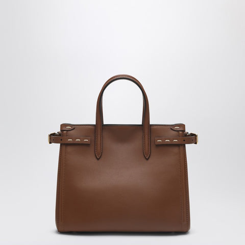 Valentino Garavani Valentino Garavani Tobacco leather small Antibes tote bag