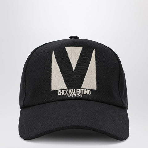 Valentino Garavani Valentino Garavani Chez Valentino black baseball cap